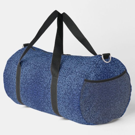 Botanical Pattern in Blue 2 ダッフルバッグ (右コーナー)