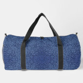 Botanical Pattern in Blue 2 ダッフルバッグ (裏面)