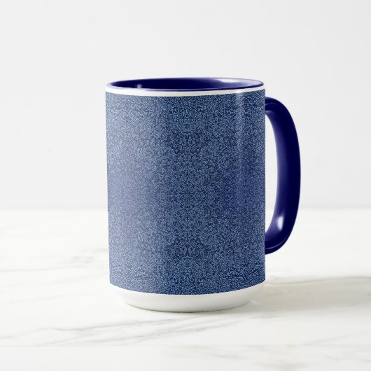 Botanical Pattern in Blue 2 マグカップ (正面右)