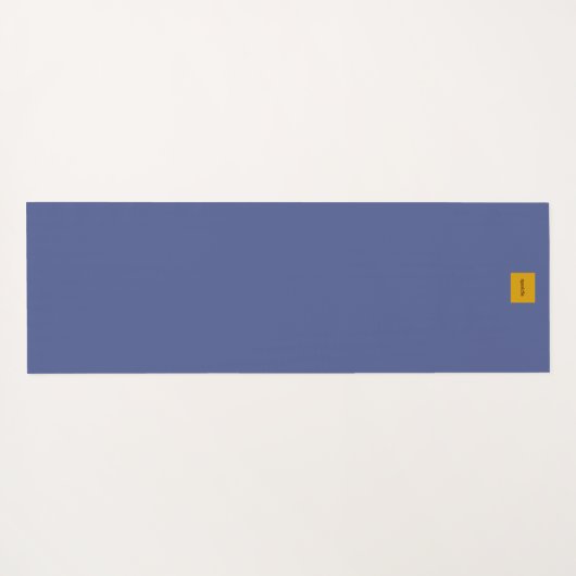 Botanical Pattern in Blue 2 ヨガマット (裏面(横))