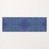 Botanical Pattern in Blue 2 ヨガマット (正面(横))