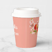 Botanical Peach Party  紙コップ (右)