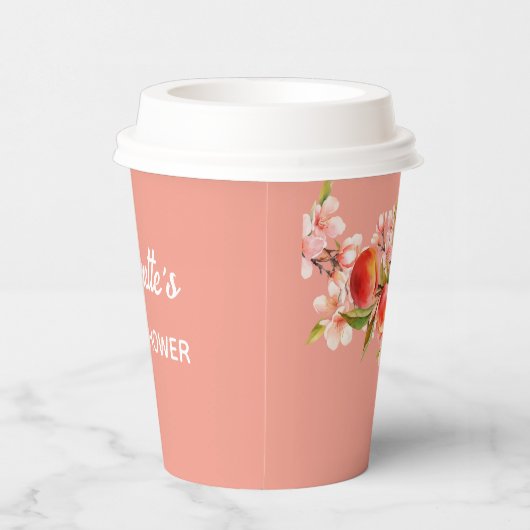 Botanical Peach Party  紙コップ (右)