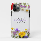 Botanical Phone Case with Wildflowers | iPhone  Case-Mate iPhoneケース (裏面)