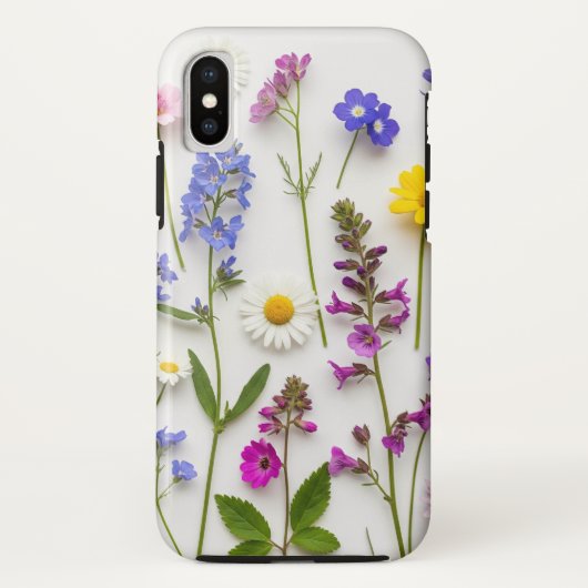 Botanical Phone Case with Wildflowers | iPhone Case-Mate iPhoneケース (裏面)