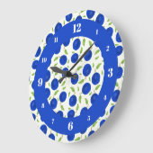 Botanical Plums Collection ラージ壁時計 (傾斜)