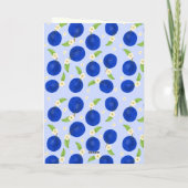 Botanical Plums Collection Birthday カード (裏面)