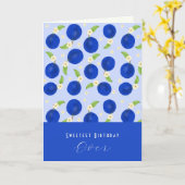 Botanical Plums Collection Birthday カード (黄色い花)