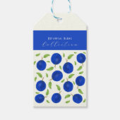 Botanical Plums Collection Ivory ギフトタグ (正面)