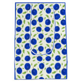 Botanical Plums Collection Ivory ミディアムペーパーバッグ (裏面)