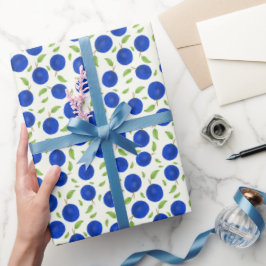 Botanical Plums Collection Ivory ラッピングペーパー