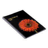 Botanical Pop Explosion: The Neon Barberton Daisy ノートブック (右側)