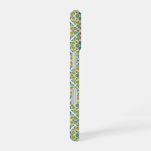 Botanical Pop - Olive iPhone 16ケース (右側面)
