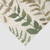 Botanical Pressed Leaves Pattern – Fern Print 薄葉紙 (詳細)