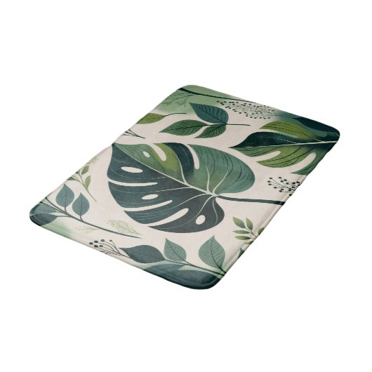 Botanical Retreat Bath Mat バスマット (アングル)