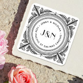 Botanical Return Address Labels - Custom スクエアシール