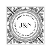 Botanical Return Address Self-Inking Stamp セルフインキングスタンプ (デザイン)