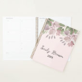 Botanical rustic elegant  watercolor foliage  プランナー手帳 (ディスプレー)