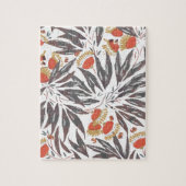 Botanical seamless pattern, E. A. Séguy ジグソーパズル (縦)