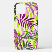 Botanical seamless pattern mixed with geometric sh Case-Mate iPhoneケース (裏面)