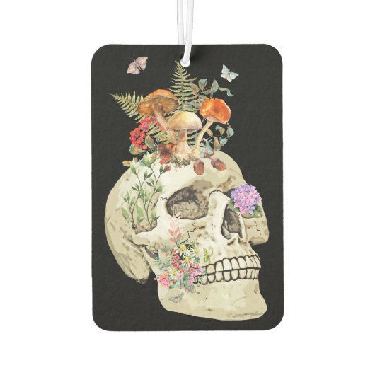 Botanical Skull カーエアーフレッシュナー (裏面)