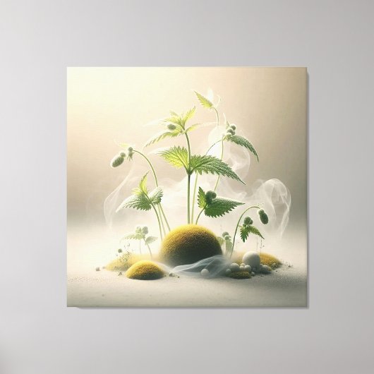 Botanical Sphere Composition キャンバスプリント (正面)