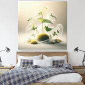 Botanical Sphere Composition キャンバスプリント (インサイチュ (寝室))