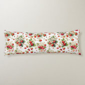 Botanical Strawberry Body Pillow Cover case ボディピロー (裏面)
