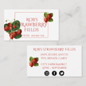 Botanical Streverriesビジネスカード 名刺 (正面/裏面)