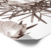 Botanical Study - Desert Wildflowers ポスター (角)