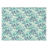  Botanical style tablecloth, green leaf tablecloth テーブルクロス (正面(横))