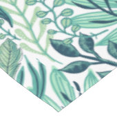  Botanical style tablecloth, green leaf tablecloth テーブルクロス (アングル)