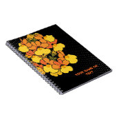 Botanical Sunset: The 'Sunsatia Mango' Nemesia ノートブック (右側)