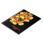 Botanical Sunset: The 'Sunsatia Mango' Nemesia ノートブック (左側)