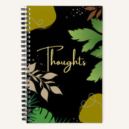 Botanical Thoughts Notebook | Leaf Journal ノートブック