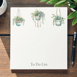 Botanical To Do List ノートパッド