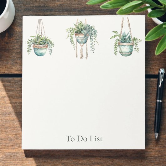Botanical To Do List ノートパッド