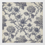 Botanical Toile | Hydrangea & Sea Holly ウィンドウサイン (シート)