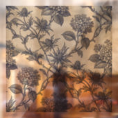 Botanical Toile | Hydrangea & Sea Holly ウィンドウサイン (シート2)