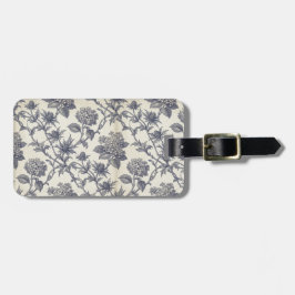 Botanical Toile | Hydrangea & Sea Holly ラゲッジタグ
