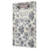 Botanical Toile | Hydrangea & Sea Holly Custom クリップボード (左)