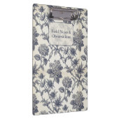 Botanical Toile | Hydrangea & Sea Holly Custom クリップボード (右)