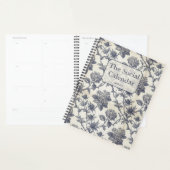 Botanical Toile | Hydrangea & Sea Holly Custom プランナー手帳 (ディスプレー)