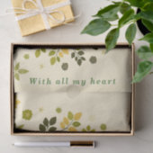 Botanical Tree To From Handmade with gift 薄葉紙 (ギフト)