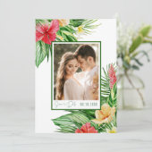 Botanical Tropical結婚の写真Save The Date セーブザデート (スタンド正面)