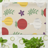 Botanical Vegetable Kitchen Towel キッチンタオル (折り畳み)