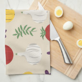 Botanical Vegetable Kitchen Towel キッチンタオル (四つ折り)