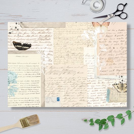 Botanical Vintage Letters 薄葉紙