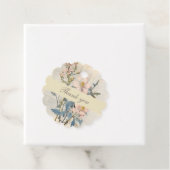  Botanical Vintaqe Wildflower Thank You  フェイバータグ (インサイチュ)