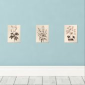 Botanical Wall Art for Living Room (ウッドフロア)